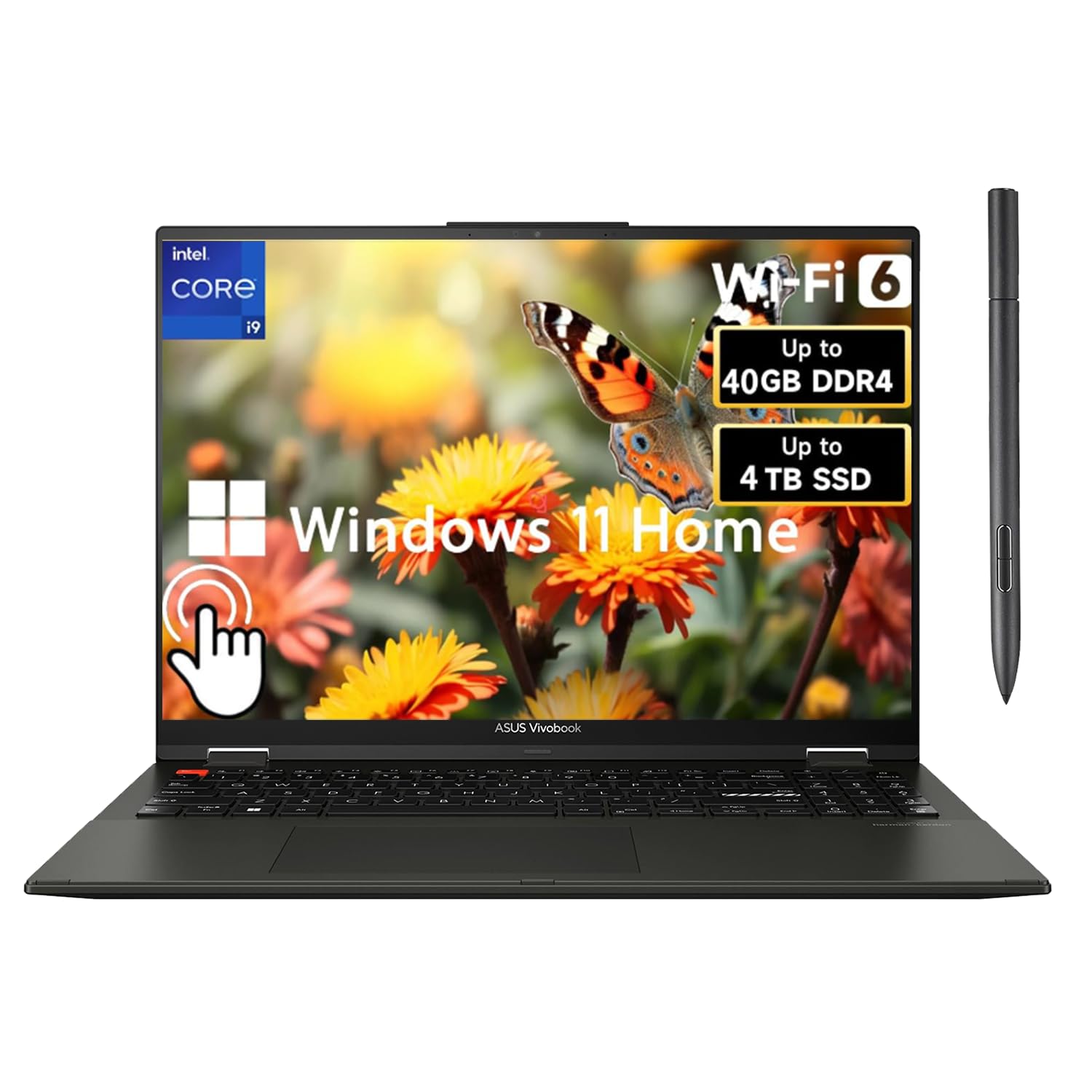 ASUS Vivobook 16X Laptop (2023), 16” WUXGA Display, Intel Core i9